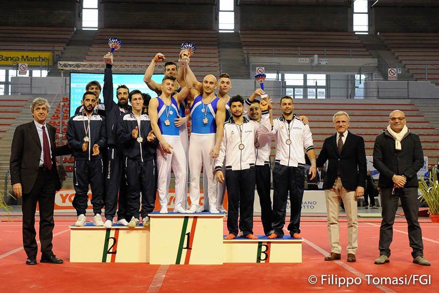 Terzo posto alla prima prova di serie A2 per la squadra maschile della Società Ginnica Aurora