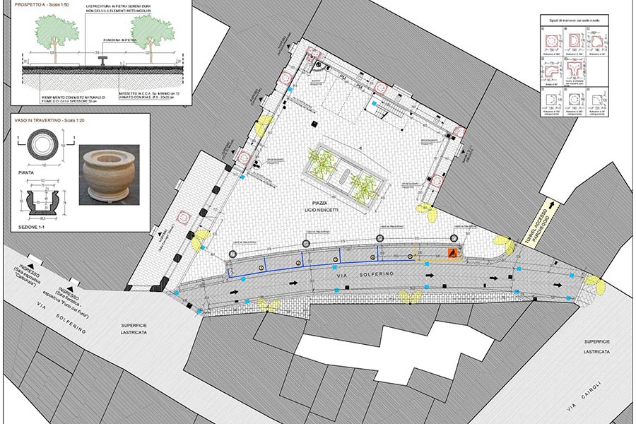 Progetto esecutivo per la riqualificazione di Piazza Nencetti