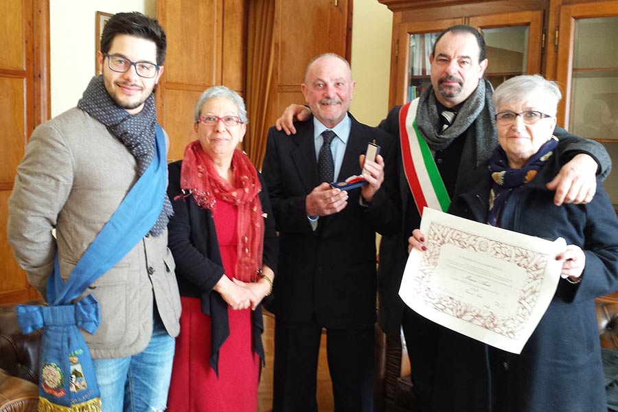 Prefettura di Arezzo, riconoscimento conferito dal Presidente della Repubblica al Sig. Marino Acuti