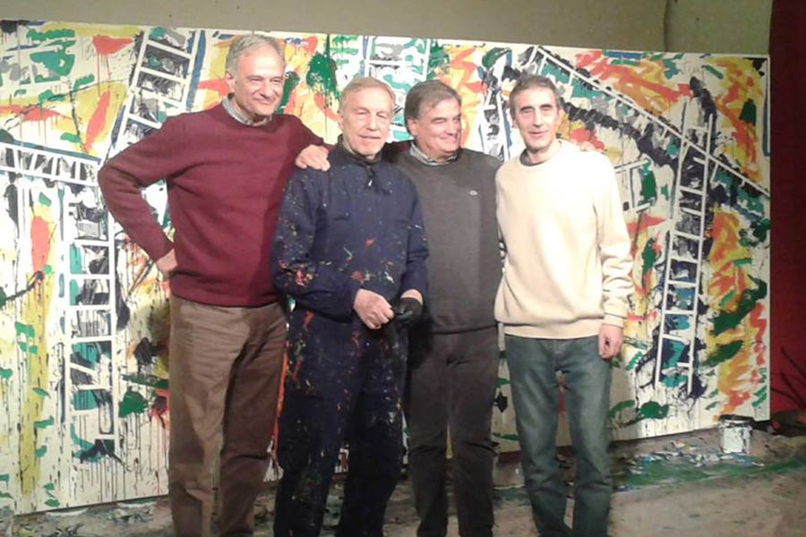 Fantastica serata di Music Painting al Fulgor di Capolona