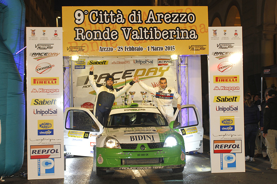 Francesco Bidini Vince la S1600 al Rally Città di Arezzo