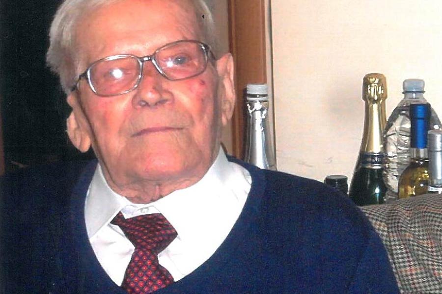Ezio Tiberi compie 101 ANNI