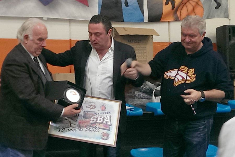 La SBA premia l’arbitro Michele Rossi ed i suoi giovani “eredi”