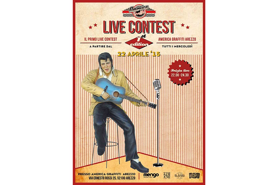 America Graffiti presenta il primo live contest del 2015, si parte con le selezioni il 22 aprile