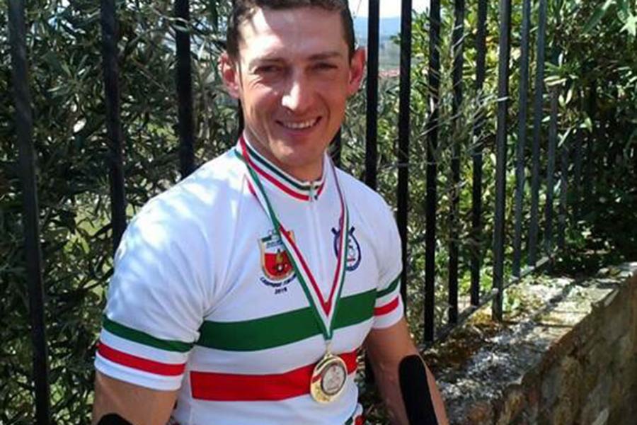 Marco Pesci del BikingTeam Arezzo si laurea campione italiano a cronometro