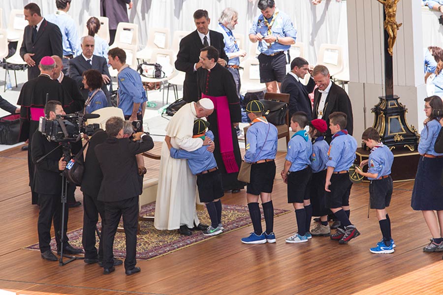Il raduno più numeroso degli scout AGESCI, 100.000 in Piazza San Pietro