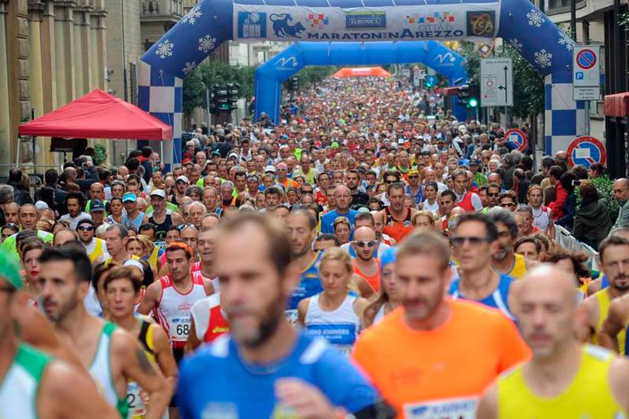 Domenica è il gran giorno della Maratonina città di Arezzo giunta alla 23esima edizione