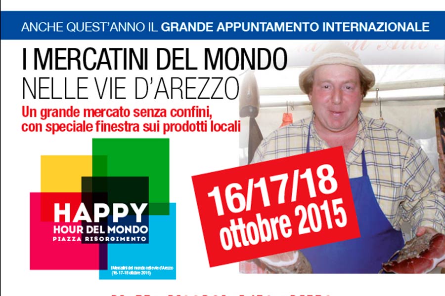 Mercato internazionale, happy hour dal mondo in piazza risorgimento