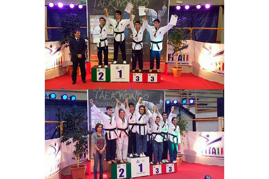 Il Taekwondo aretino protagonista agli assoluti di Catanzaro