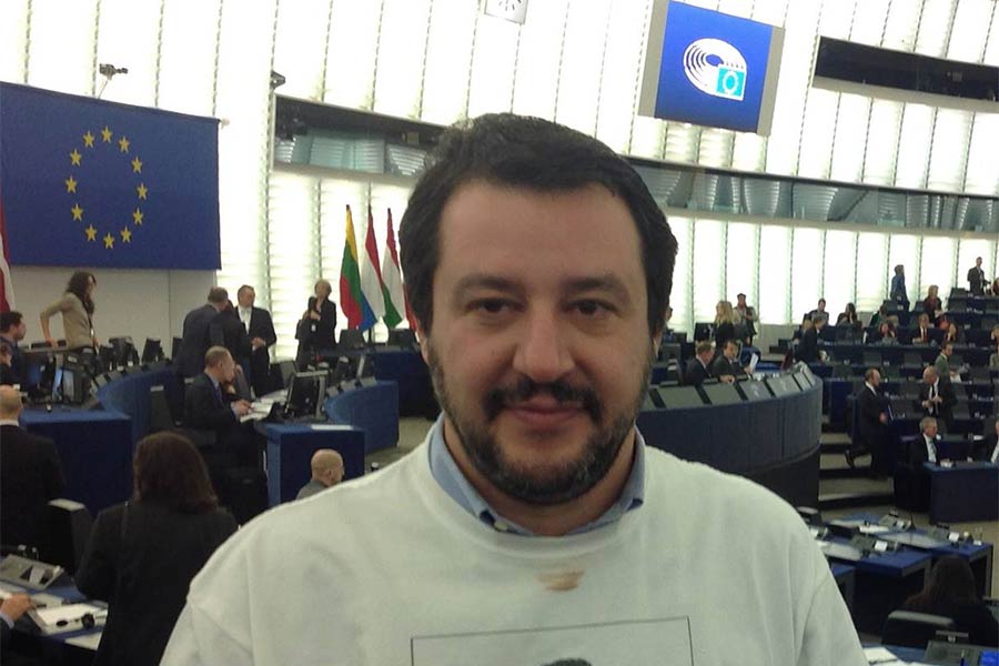 Matteo Salvini ad Arezzo