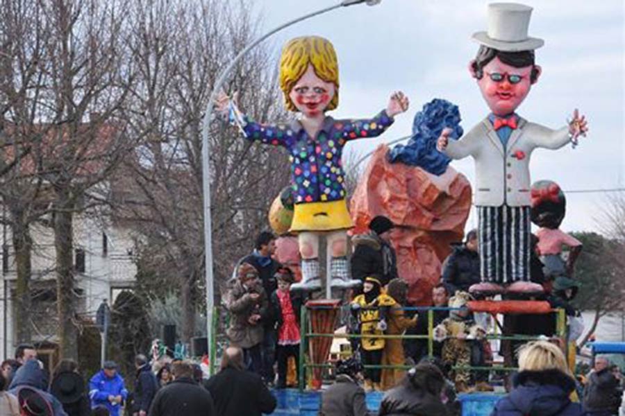 Carnevale di Rigutino, programma delle sfilate del 2016