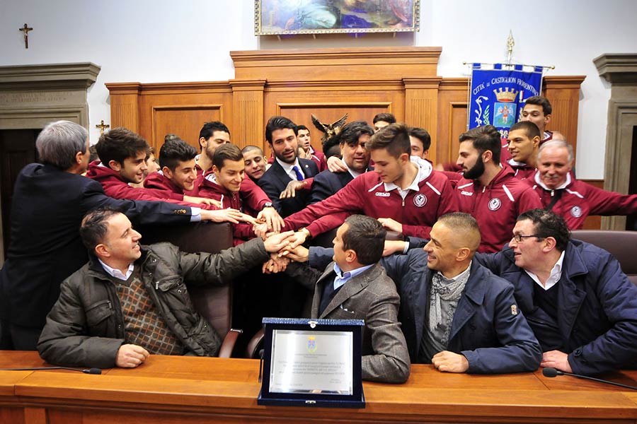 Premiati i giocatori e staff della formazione Berretti dell’Unione Sportiva Arezzo