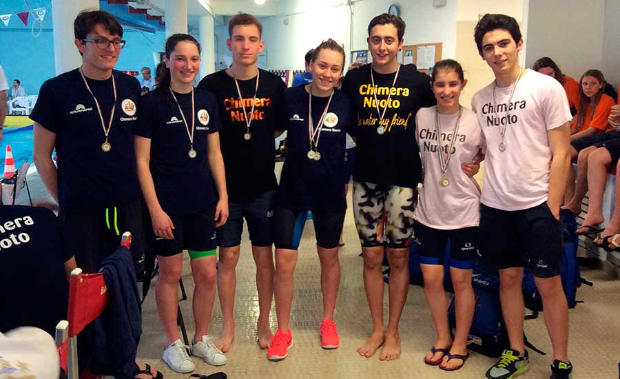 La Chimera Nuoto trova gloria al trofeo nazionale di Pontedera
