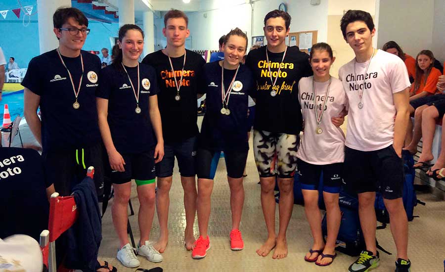 La Chimera Nuoto trova gloria al trofeo nazionale di Pontedera