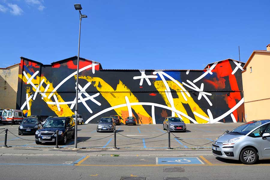 Francesco Romizi sui Murales di via Garibaldi