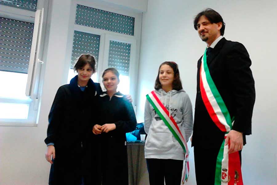Alunni ospiti al consiglio Comunale straordinario