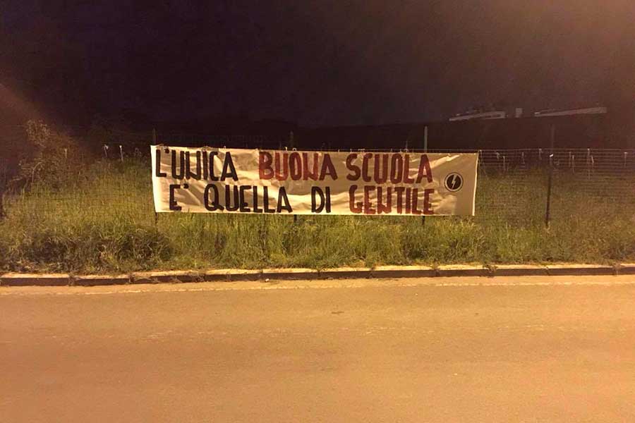 Arezzo, il Blocco Studentesco ricorda Giovanni Gentille: “L’unica Buona Scuola è la sua”