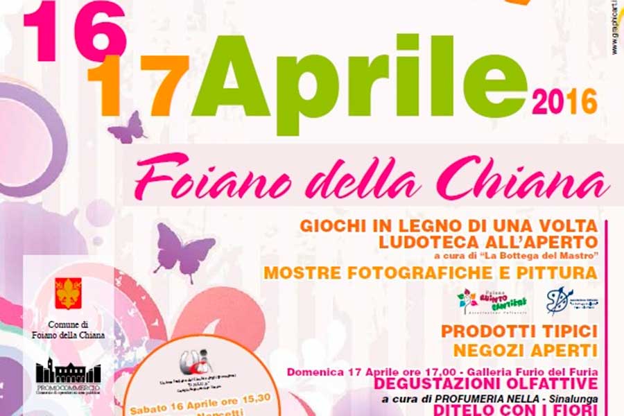 Fiori e piante protagonisti a Foiano il 16 e 17 aprile