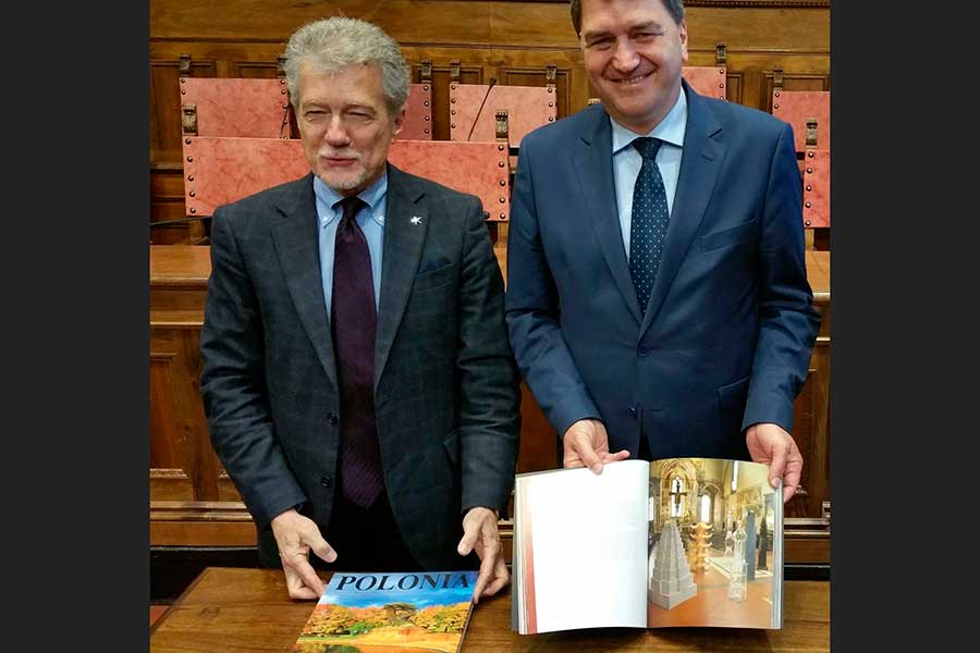 Il Sindaco Alessandro Ghinelli riceve delegazione di Oswiecim