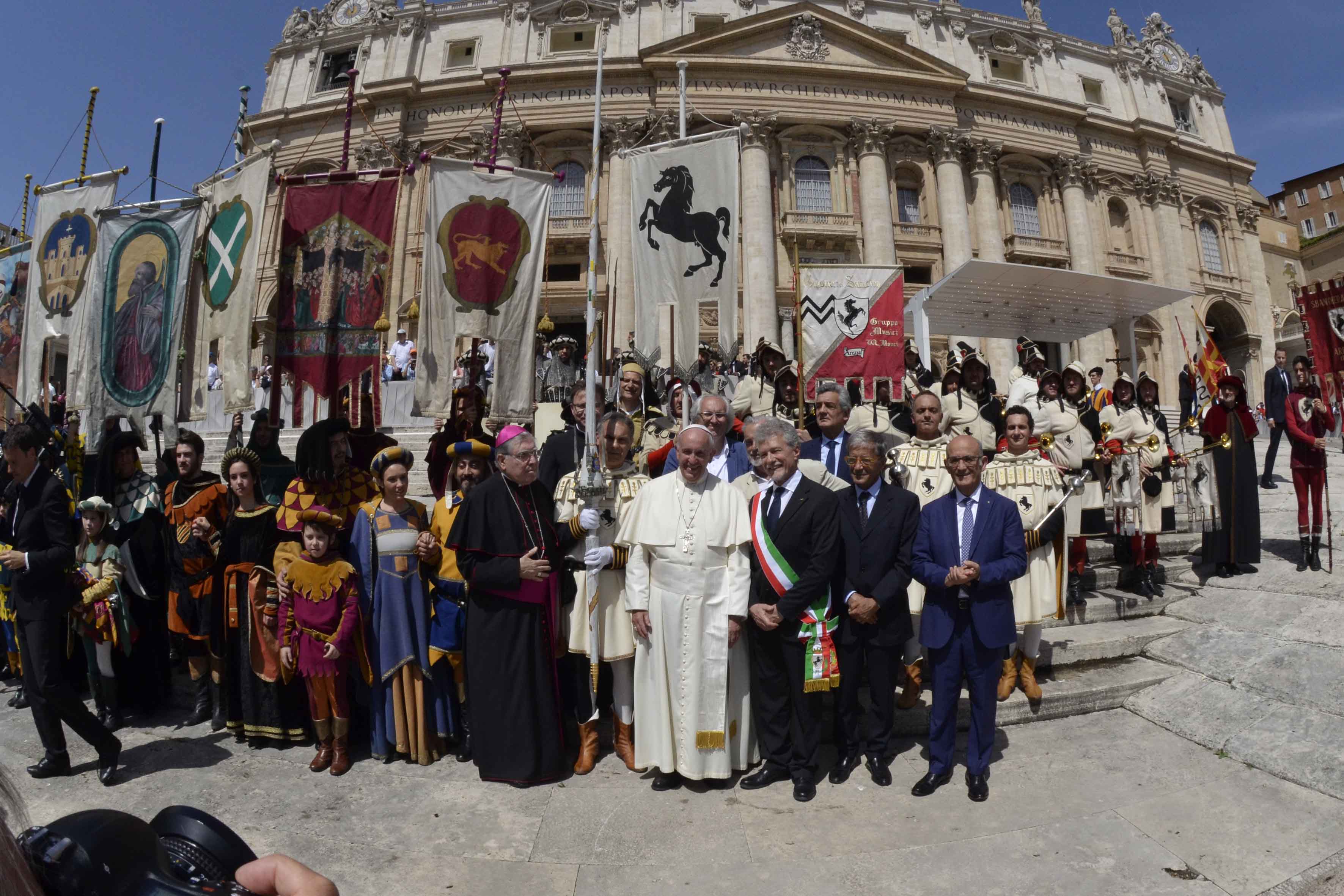 Giostra in Vaticano: il racconto della giornata