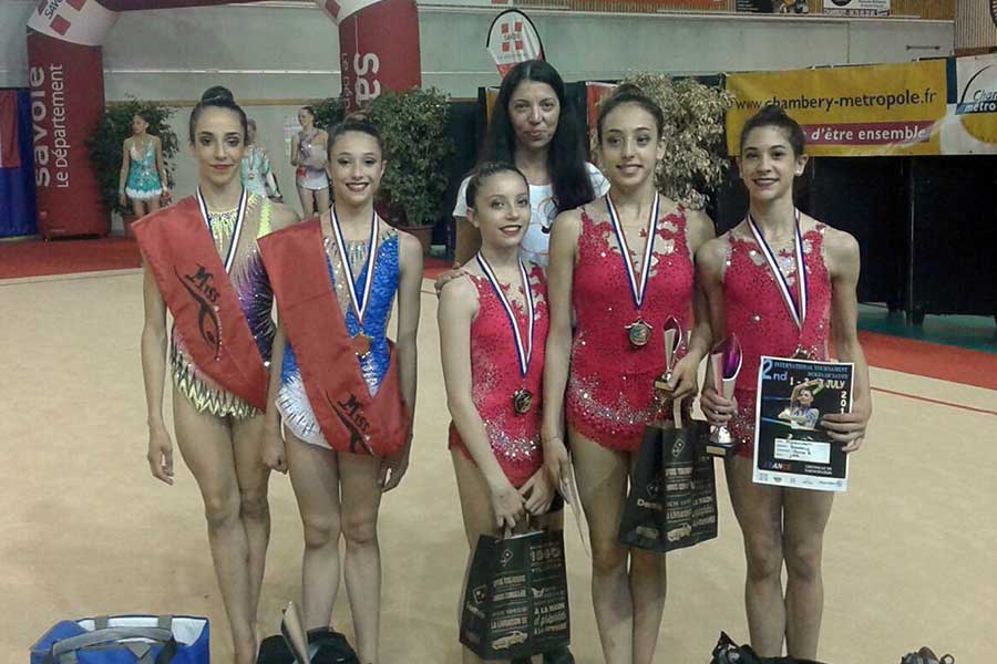 La Ginnastica Petrarca trionfa in terra francese