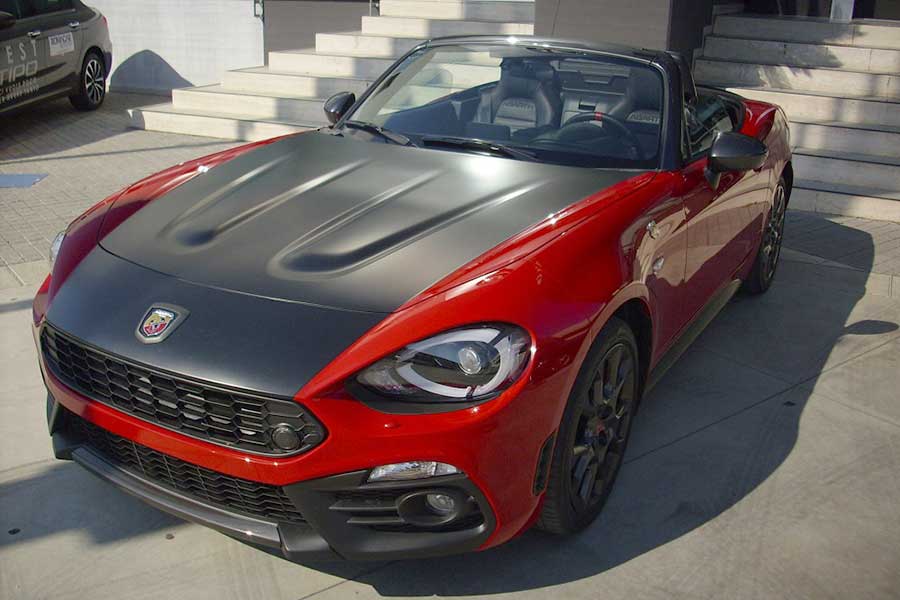 Provata, in anteprima assoluta durante l’Abarth 124 Spider Tour