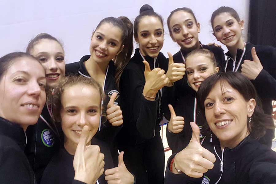 La Ginnastica Petrarca festeggia la salvezza in A1
