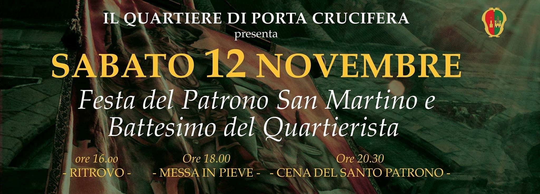 Porta Crucifera celebra il Santo Patrono