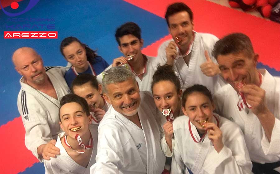 Accademia Karate Arezzo al Trofeo Toscana F.I.J.L.K.A.M. d’ inverno a Pisa