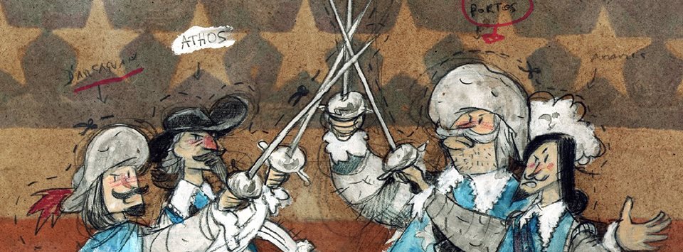Teatro Comunale Bucine: Domenica 8 Gennaio I 4 Moschettieri in America