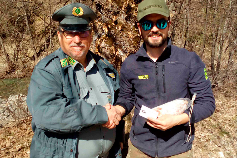 Il torrente Corsalone ha aperto la stagione di pesca