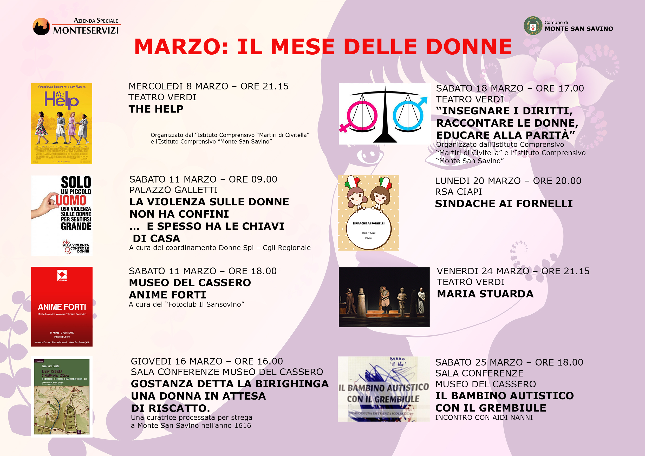 A Monte San Savino marzo è il “mese delle donne”