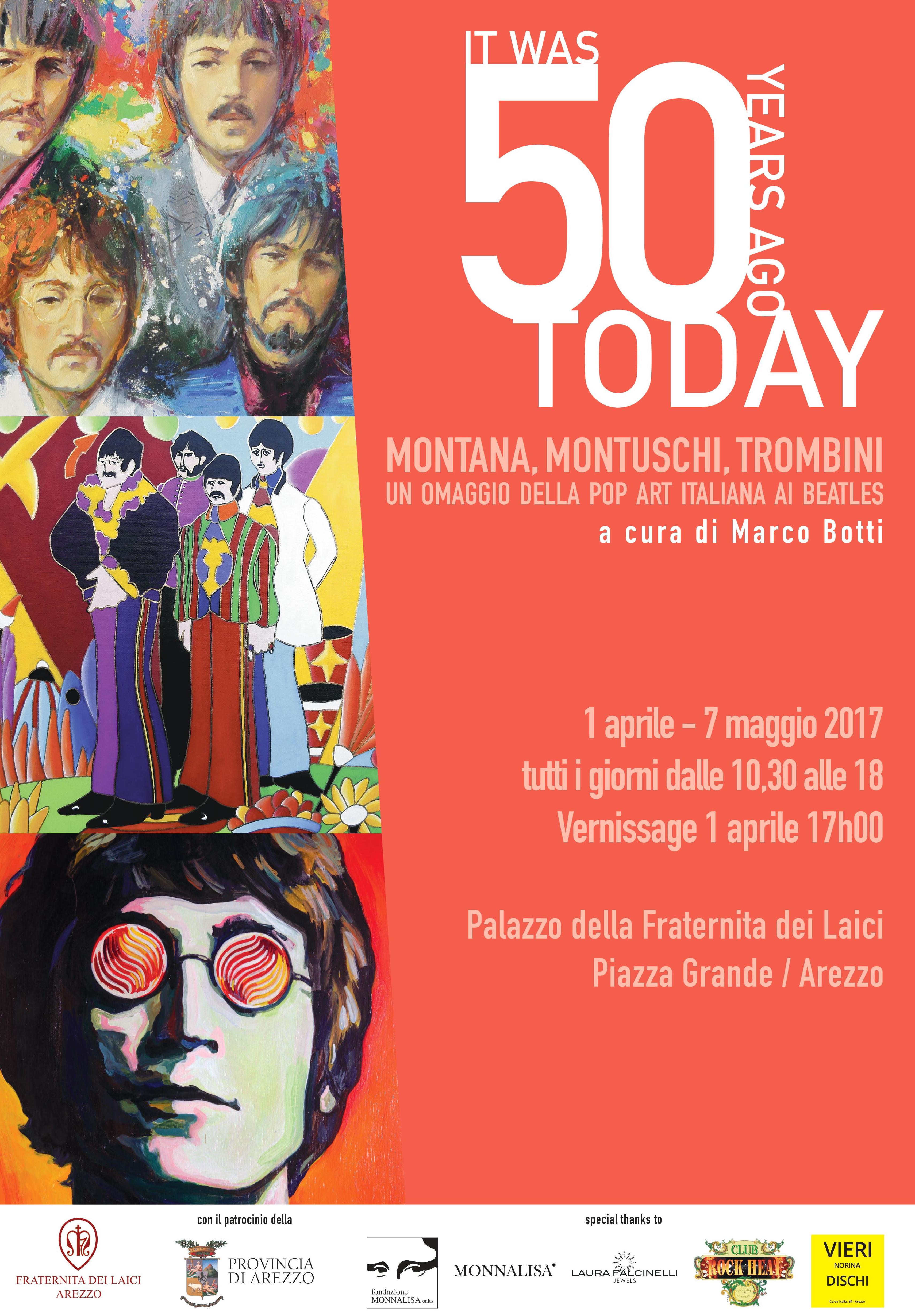 It was 50 years ago today. Un omaggio della pop art italiana ai Beatles