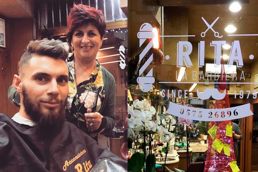 Rita l’aretina, barbiera per passione