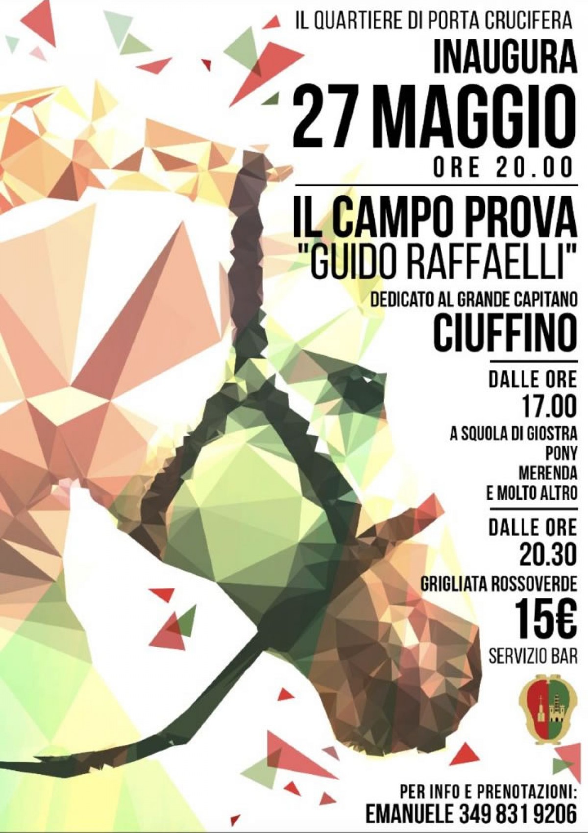 Porta Crucifera inaugura il nuovo Campo Prova “Guido Raffaelli”