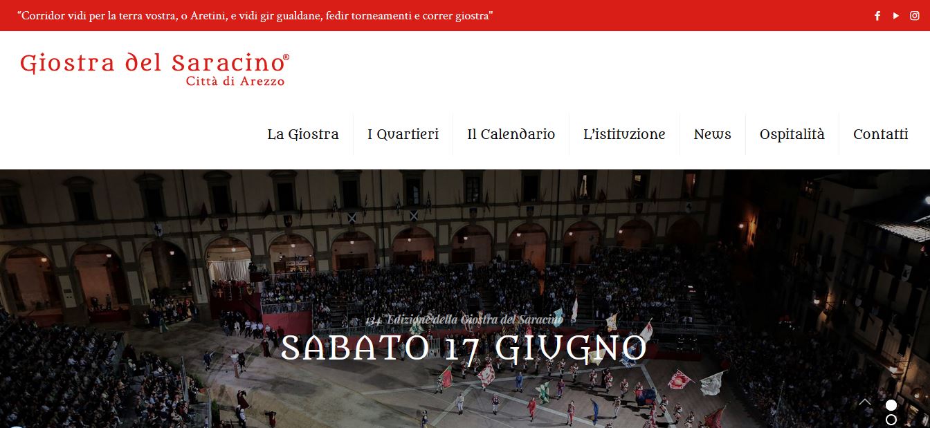 E’ on line il nuovo sito della Giostra del Saracino
