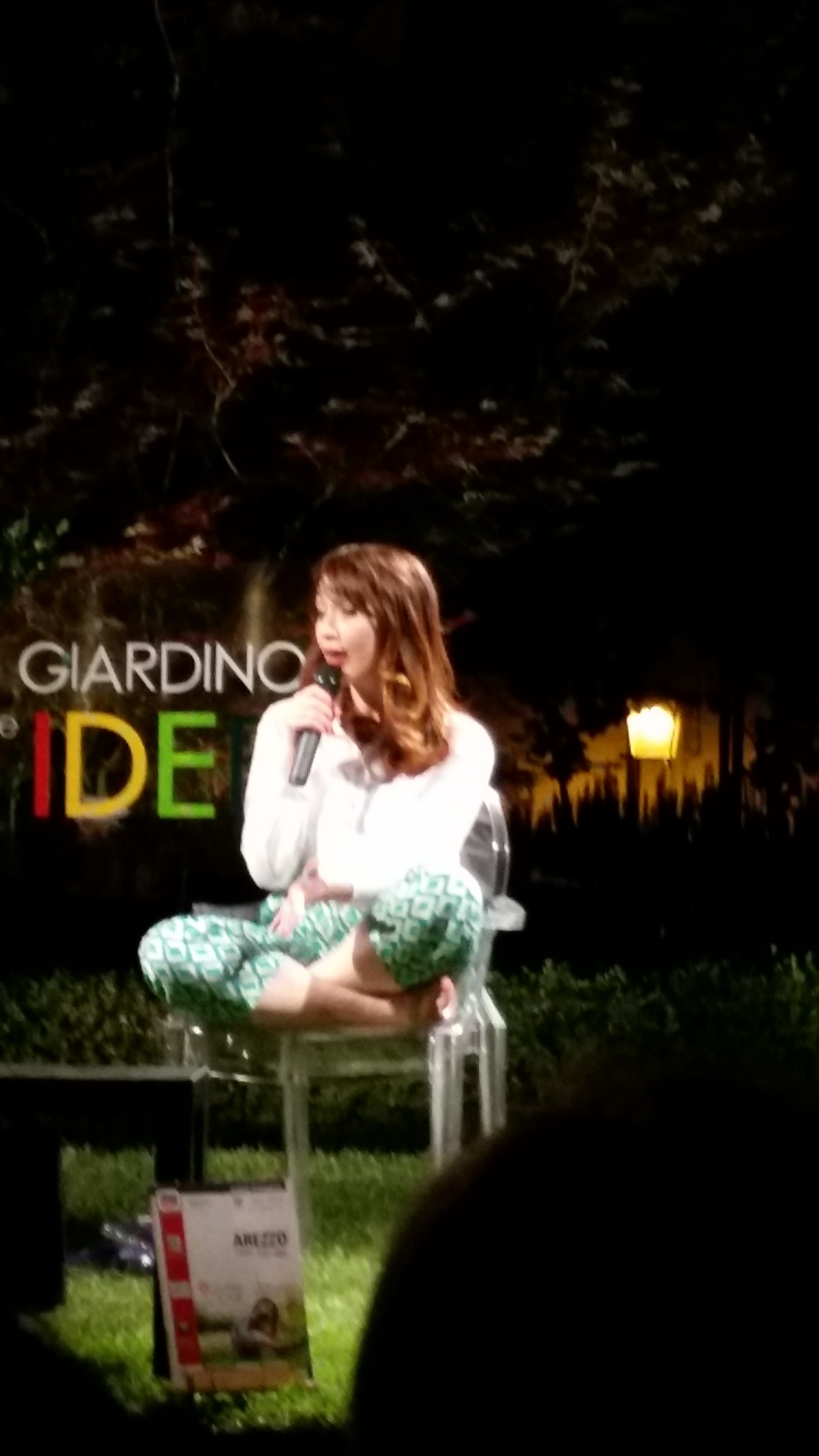 Chiara Francini ospite al Giardino delle Idee
