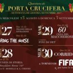 Giostra porta crucifera settimana del quartierista