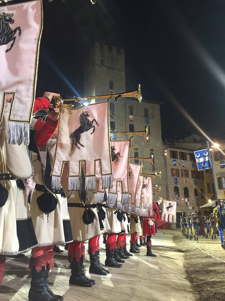 Giostra del Saracino: giostratori e cavalli