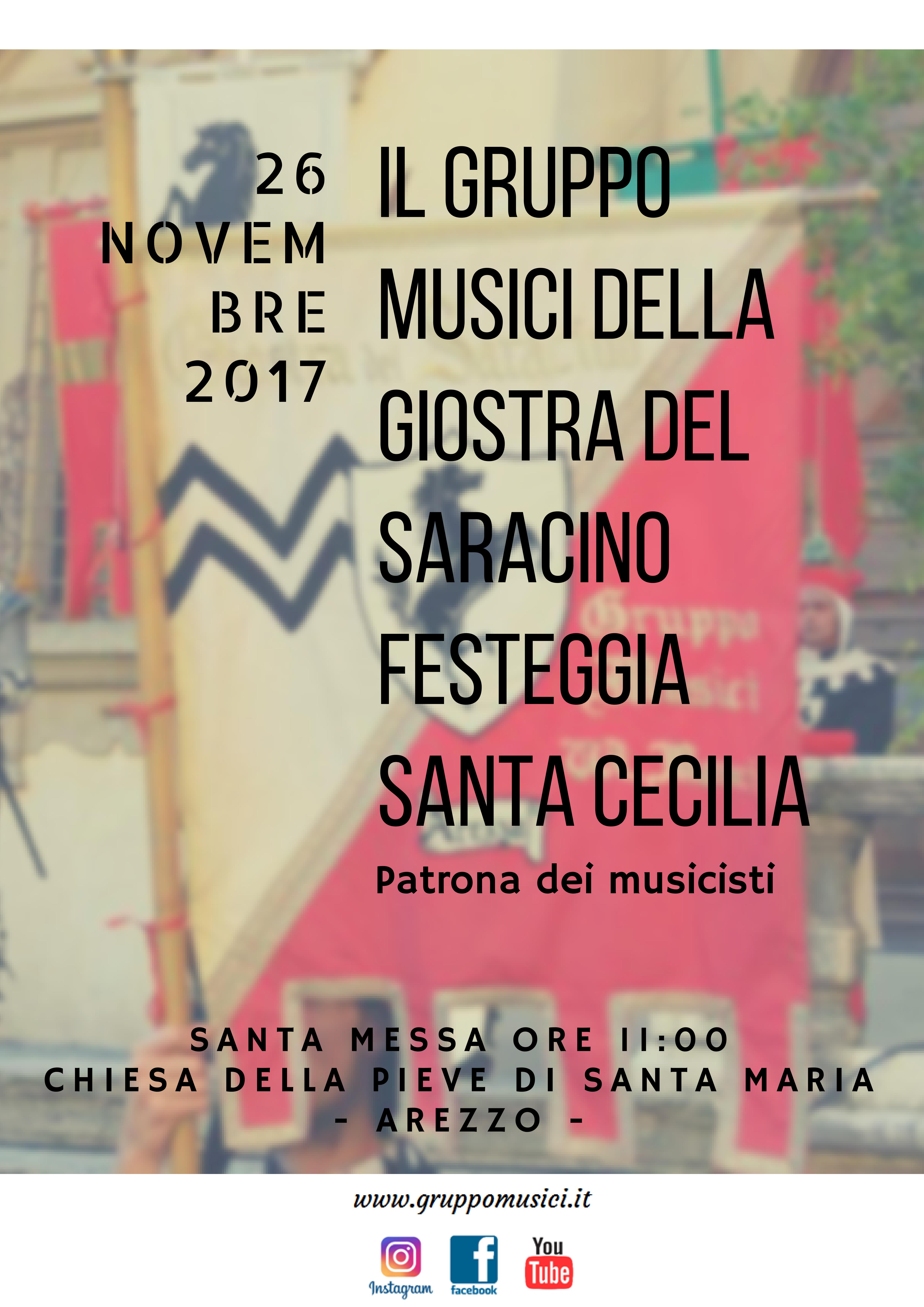 Il Gruppo Musici festeggia la patrona Santa Cecilia