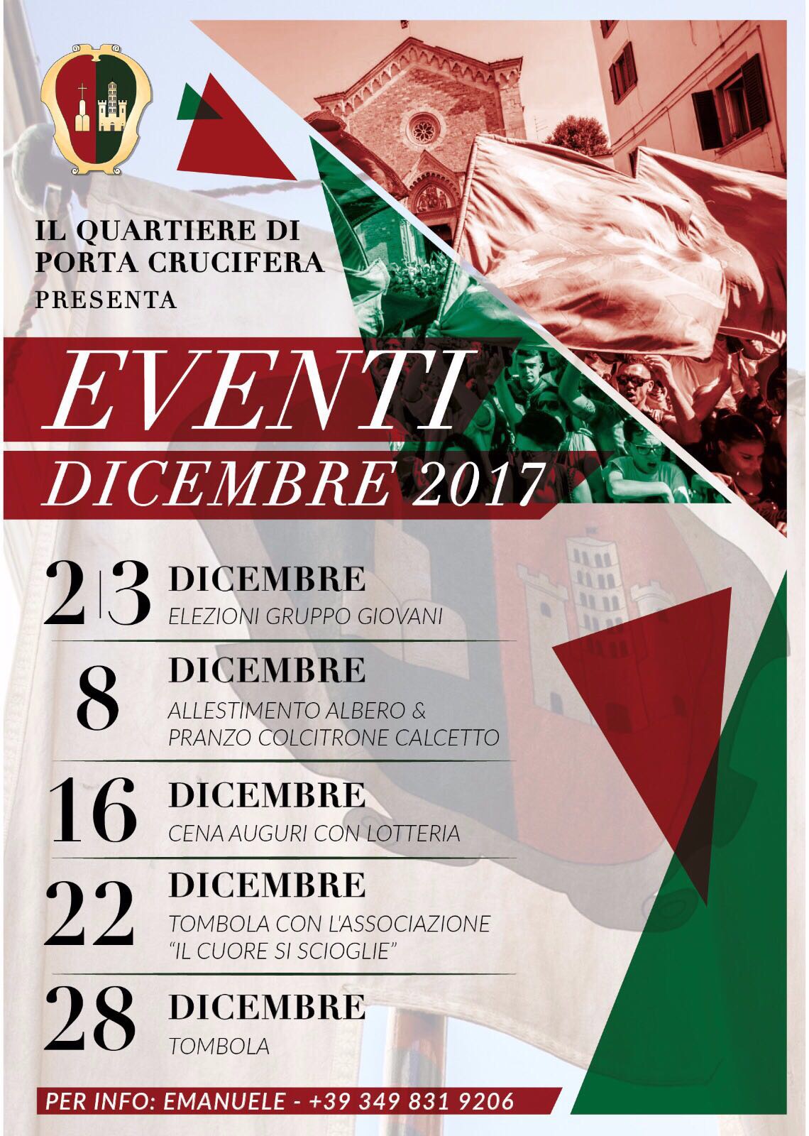 Porta Crucifera: il calendario delle iniziative del mese di Dicembre