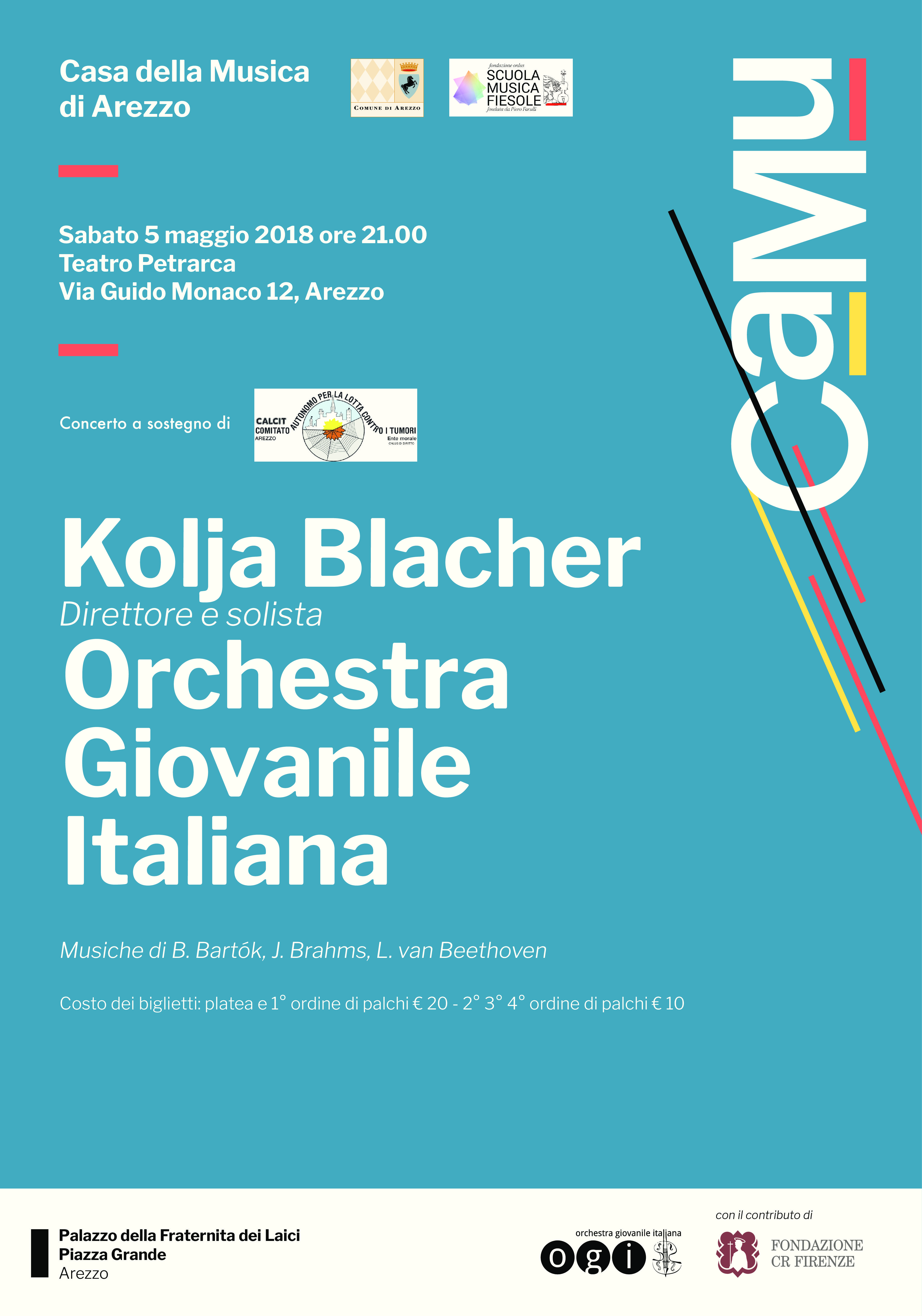 Giovani talenti in scena per il Calcit