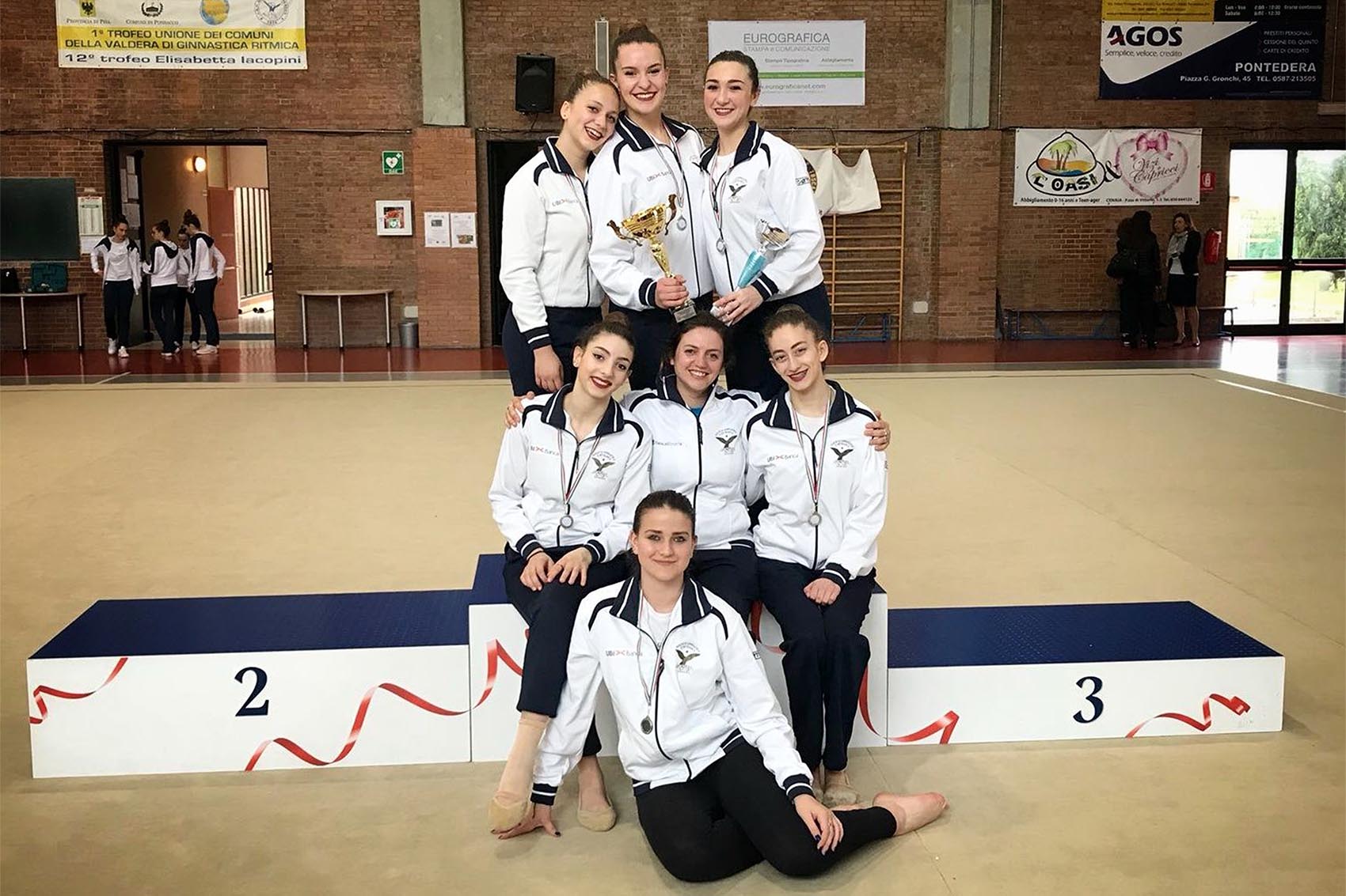 La Ginnastica Petrarca vince il titolo regionale d’Insieme Silver
