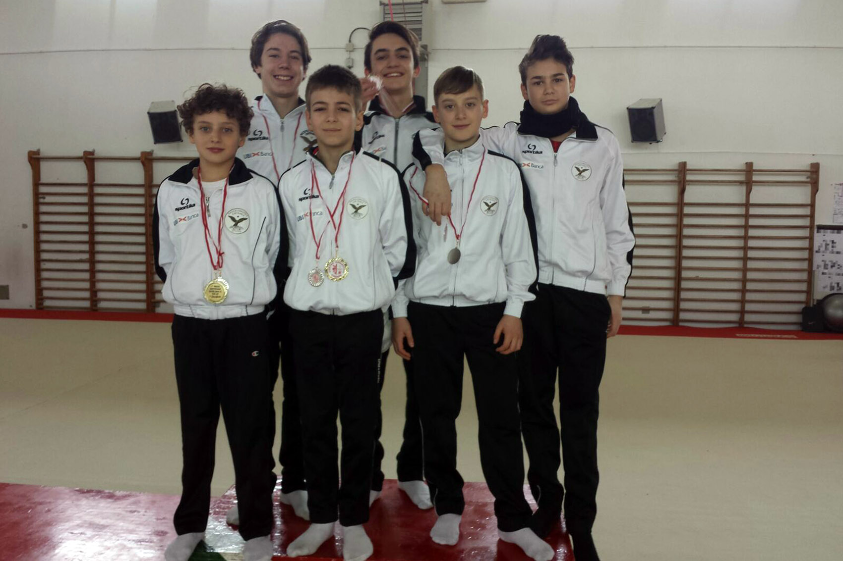 Sei titoli toscani per il settore maschile della Ginnastica Petrarca
