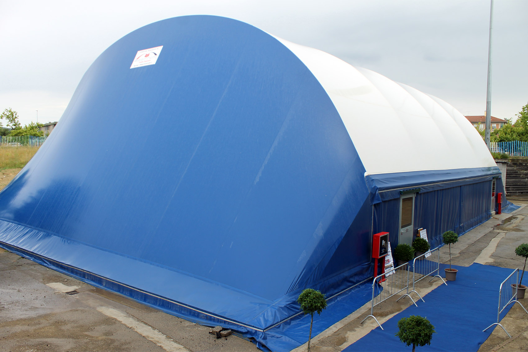 La Sba inaugura la nuova tensostruttura del palasport Estra
