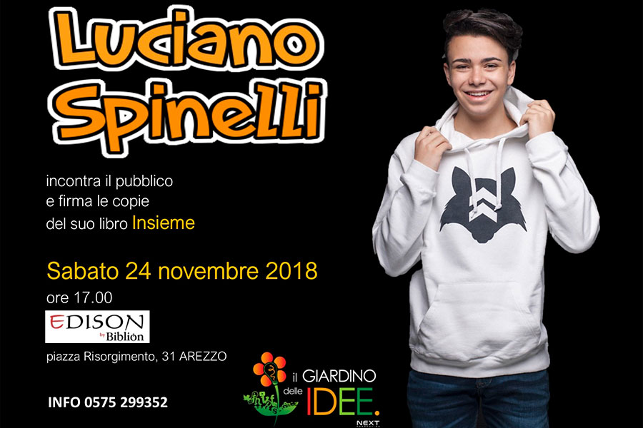 Al Giardino delle IDEE arriva Luciano Spinelli