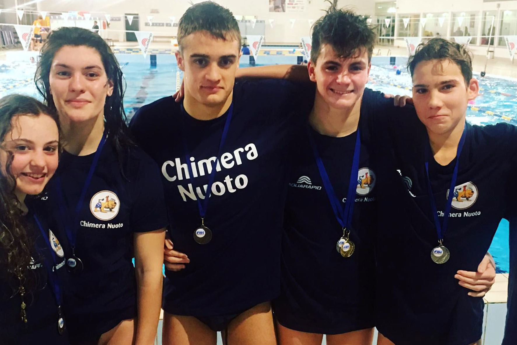 Coppa Toscana Sprint, la Chimera Nuoto festeggia sedici medaglie