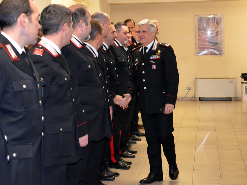 Visita del Generale Massimo Masciulli al Comando Provinciale Carabinieri di Arezzo