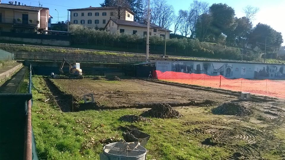 Pratocecchio Stia, un campo di calcetto nel Kauzen Stadium