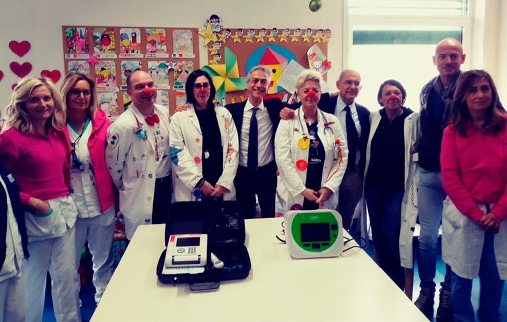 Un carico di donazioni per la Pediatria